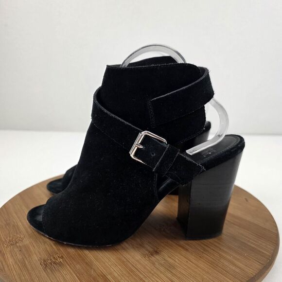 rag & bone Shoes - Rag & Bone Shoes Womens Size 9 Suede Open Toe Block Heel Sandals Buckle Strap‎